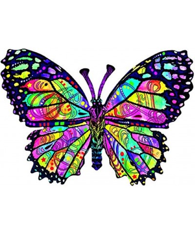 Stained Glass Butterfly Shaped 1000 Pc Jigsaw Puzzle by SunsOut $39.85 Jigsaw Puzzles