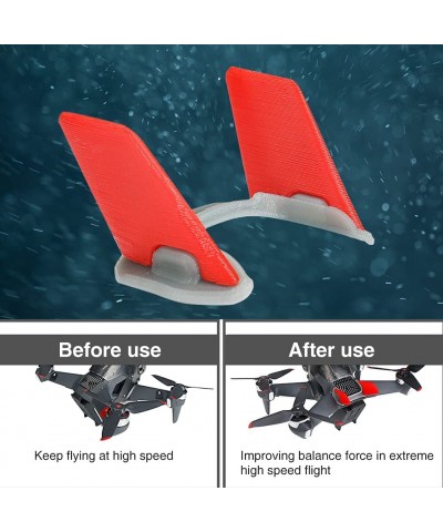 Drone Accessories Easy Install Tail Wing Kit Fixed Stabilizer for DJI FPV Combo(red) $17.97 Remote & App Controlled Vehicles