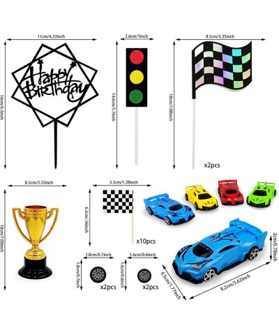 Racing Car Cake Decoration Racing Car Cake Topper Racing Car Birthday Cake Decorations Racing Car Party Favors $21.24 Kids' P...