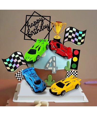 Racing Car Cake Decoration Racing Car Cake Topper Racing Car Birthday Cake Decorations Racing Car Party Favors $21.24 Kids' P...