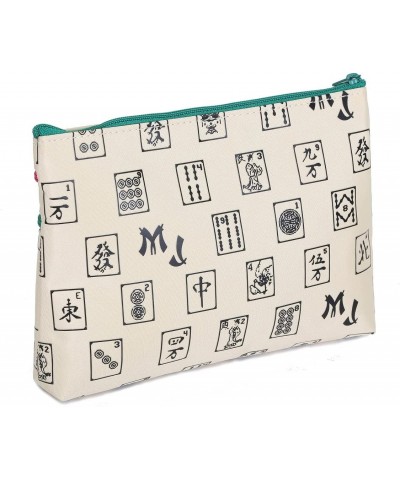 Mah Jongg Beige 3 Zipper Mah Jong Purse for Mahjong Card $30.05 Plush Purses