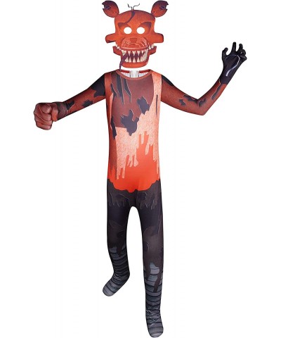 Costume for Kids Boys Halloween Cosplay Jumpsuit with Foxy Mask for Party Roleplay 5-12 Years $33.94 Kids' Costumes