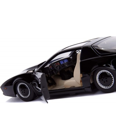 Knight Rider K.I.T.T. 1982 Pontiac Firebird DIE-CAST Car with Light Up Feature 1: 24 Scale Vehicle Black $44.51 Kids' Play Ca...