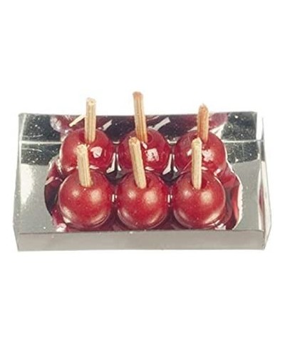 Dollhouse Toffee Apples on a Tray Halloween Candy Fun Fair Accessory $19.91 Dollhouse Accessories