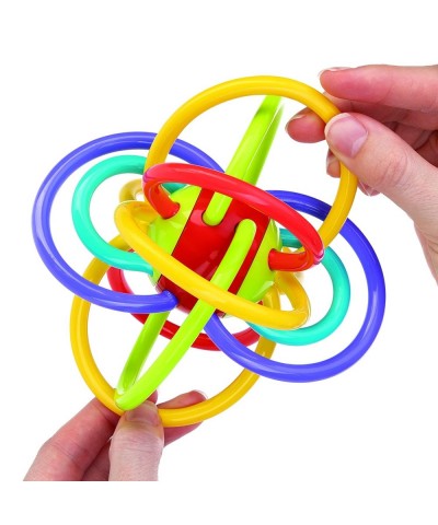 Lots A Loops Sensory Multicolor Teether Toy and Rattle for Baby and Toddler 3M+ $18.52 Baby Teether Toys