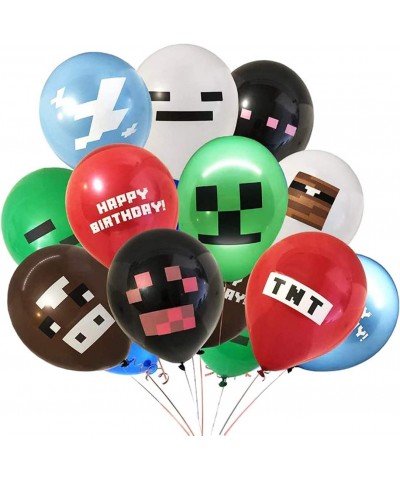 24 Pcs Party 12 inch Balloons For Minec... Video Games Theme Party Supplies Sandbox Game Party Decoration $17.55 Kids' Party ...