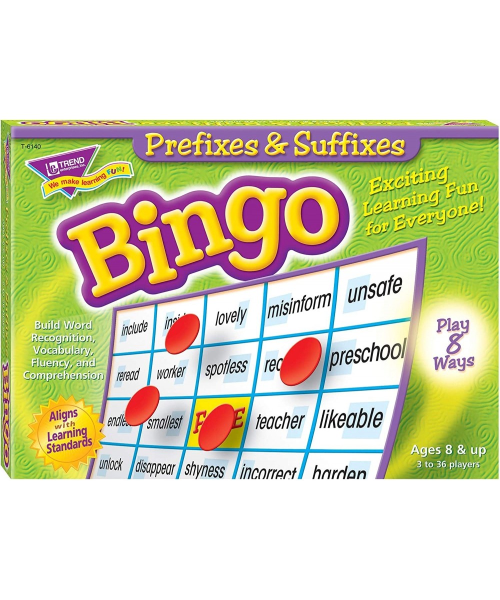 TREND ENTERPRISES: Parts of Speech Bingo Game Exciting Way for Everyone to Learn Play 8 Different Ways Great for Classrooms a...