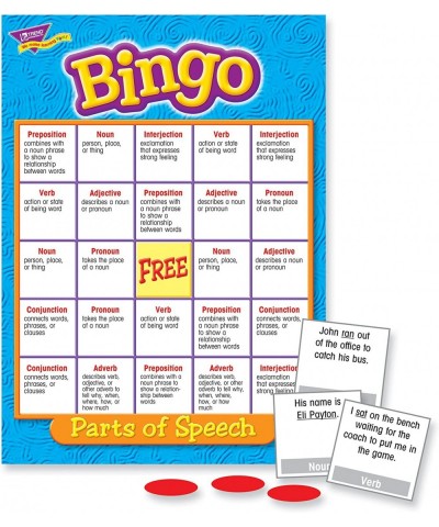 TREND ENTERPRISES: Parts of Speech Bingo Game Exciting Way for Everyone to Learn Play 8 Different Ways Great for Classrooms a...