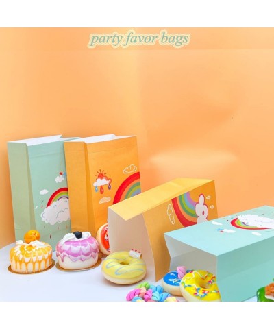 Party Favor Bag Rainbow Paper Party Treat Bags 24 Packs Goodie Bag for Kids Birthdays Baby Showers Kids Crafts and Activities...