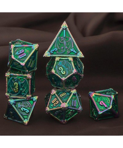 Dungeons and Dragons Dice Set DND Metal Dice Set Roll D20 D12 D10 D8 D6 D4 with Gift Box D+D Polyhedral D&D Dice Set for Warh...