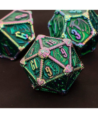 Dungeons and Dragons Dice Set DND Metal Dice Set Roll D20 D12 D10 D8 D6 D4 with Gift Box D+D Polyhedral D&D Dice Set for Warh...