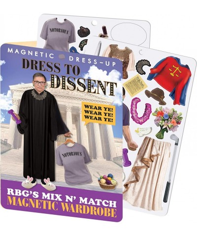 RBG Dress to Dissent - Ruth Bader Ginsburg Magnetic Dress Up Play Set $27.35 Paper & Magnetic Dolls