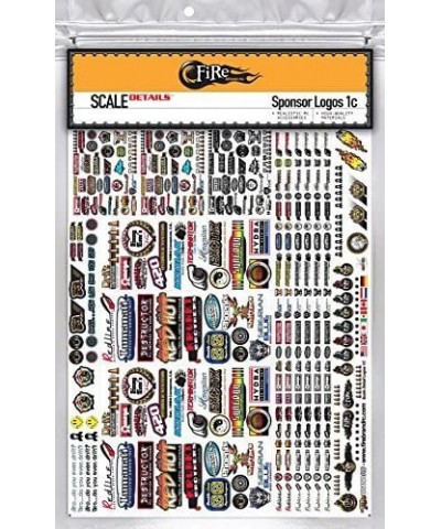 • SPONSOR LOGO Decals 1C - Scale Details Sticker Sheet $33.13 Remote & App Controlled Vehicles