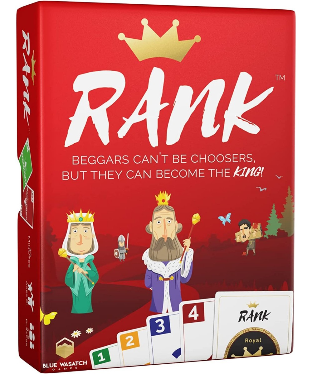 Rank - A Royally Fun Card Game for Friends and Family Where Someone Can Rise from Beggar and Rule as King $29.42 Card Games