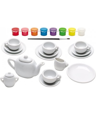 Mini Tea Set - Paint a Mini Tea Set for 4 - 17 Pieces $34.02 Toy Kitchen Products