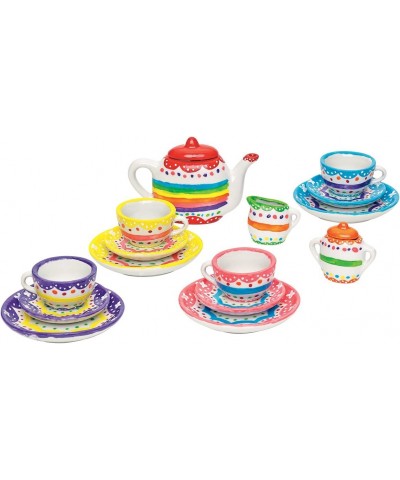 Mini Tea Set - Paint a Mini Tea Set for 4 - 17 Pieces $34.02 Toy Kitchen Products