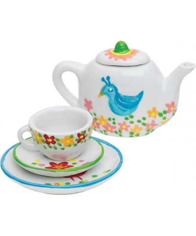 Mini Tea Set - Paint a Mini Tea Set for 4 - 17 Pieces $34.02 Toy Kitchen Products