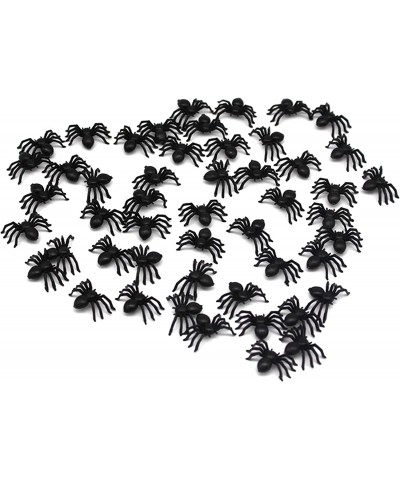 120 PCS Mini Fake Spider Plastic Black Spider Toys Simulated Insect Toys for Funny Prank Spider and Joke Halloween Party Supp...