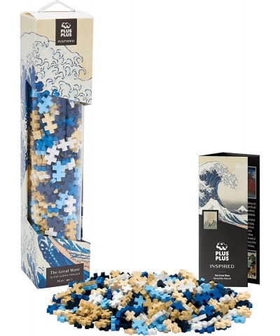 Inspired - Hokusai The Great Wave - 350 Pieces - Open-Ended Art Construction Building Toy Interlocking Mini Puzzle Blocks $34...