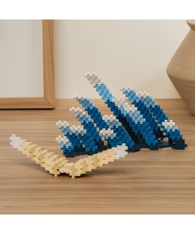 Inspired - Hokusai The Great Wave - 350 Pieces - Open-Ended Art Construction Building Toy Interlocking Mini Puzzle Blocks $34...