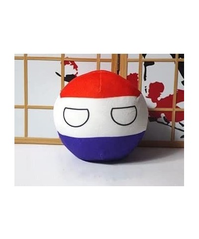 Cartoon Flag Ball Plush Toy UK USA Japan Spain Italy Plush Travel Gift Car Decoration Pendant (Color : Netherlands Height : 2...