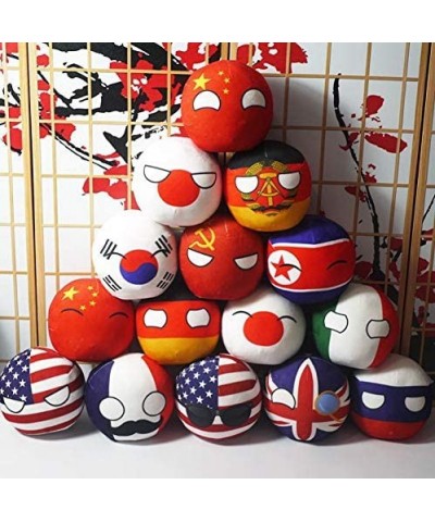 Cartoon Flag Ball Plush Toy UK USA Japan Spain Italy Plush Travel Gift Car Decoration Pendant (Color : Netherlands Height : 2...