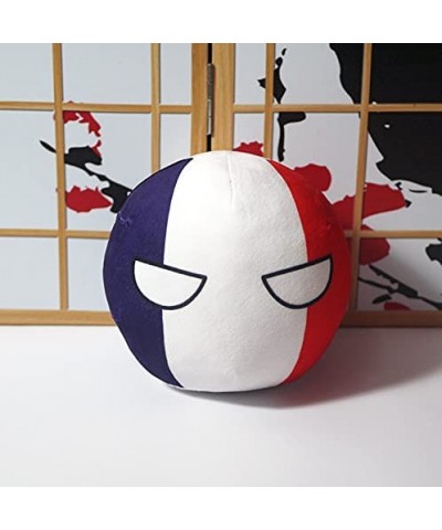 Cartoon Flag Ball Plush Toy UK USA Japan Spain Italy Plush Travel Gift Car Decoration Pendant (Color : Netherlands Height : 2...