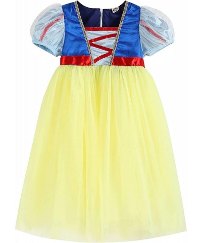 THEE BRON Girls Ruffles Dress Costumes Floral Sleeveless Tulle Party Dresses $41.16 Kids' Costumes