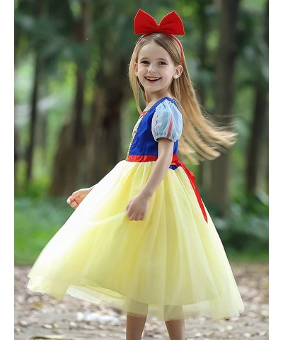 THEE BRON Girls Ruffles Dress Costumes Floral Sleeveless Tulle Party Dresses $41.16 Kids' Costumes