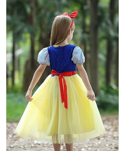 THEE BRON Girls Ruffles Dress Costumes Floral Sleeveless Tulle Party Dresses $41.16 Kids' Costumes