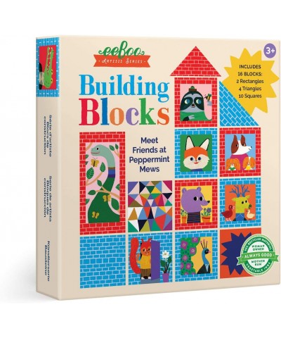 eeBoo: Artists’ Series Building Blocks for Toddlers Promotes Hand-eye Coordination Fine Motor Skills and Teaches Cause and Ef...