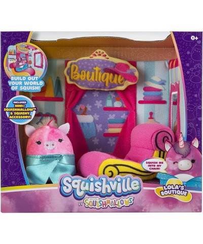 by Squishmallow Boutique Play Scene 2” Lola Soft Mini-Squishmallow 8” Playset 1 Plush Accessory Marshmallow-Soft Animals Bout...