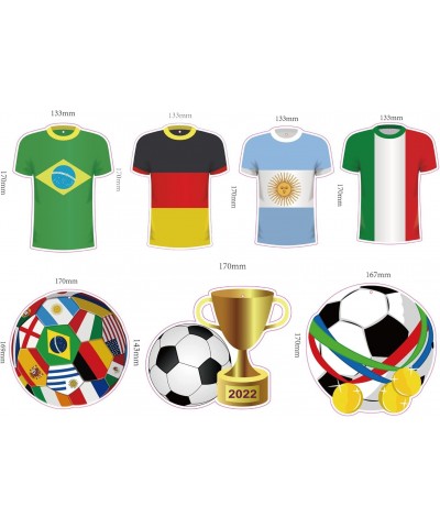 Qatar 2022 World Soccer Football Hanging Swirls Party Decorations - Soccer Matches/Football Tournament Bar $28.82 Kids' Party...