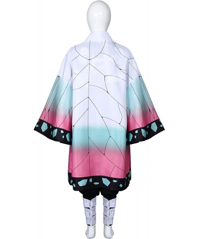 Kochou Shinobu Costume for Kids Anime Demon Kimetsu no Yaiba Role Play Kimono Cape Cloak Uniform Full Suit Set $60.34 Kids' C...