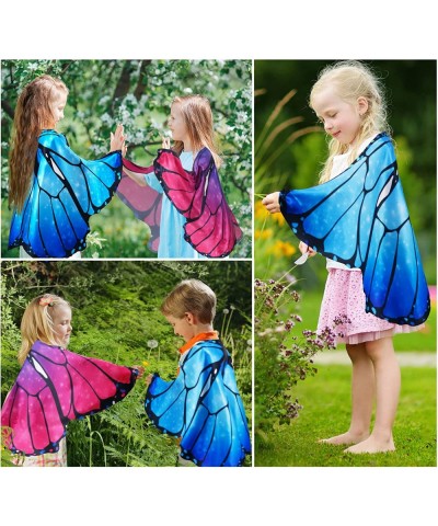 12 PCS Kids Butterfly-Wings for Girls Fairy-Wings Bulk Dress-Up Capes Costumes Christmas Party Favor $75.53 Kids' Costumes