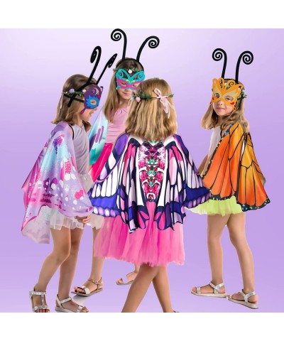 12 PCS Kids Butterfly-Wings for Girls Fairy-Wings Bulk Dress-Up Capes Costumes Christmas Party Favor $75.53 Kids' Costumes