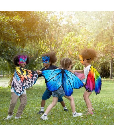 12 PCS Kids Butterfly-Wings for Girls Fairy-Wings Bulk Dress-Up Capes Costumes Christmas Party Favor $75.53 Kids' Costumes