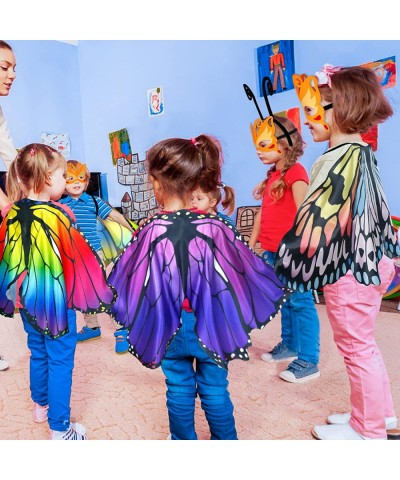 12 PCS Kids Butterfly-Wings for Girls Fairy-Wings Bulk Dress-Up Capes Costumes Christmas Party Favor $75.53 Kids' Costumes