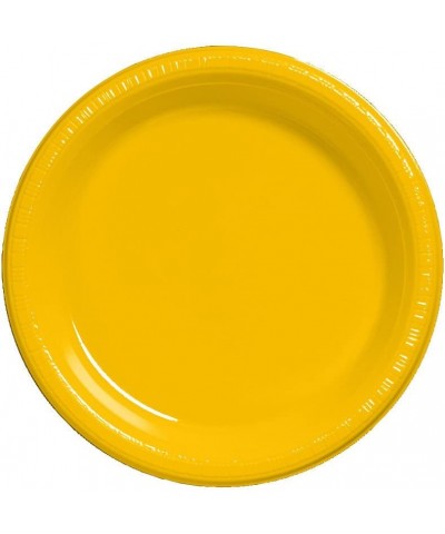 Touch of Color 20 Count Plastic Lunch Plates School Bus Yellow $15.50 Kids' Party Tableware