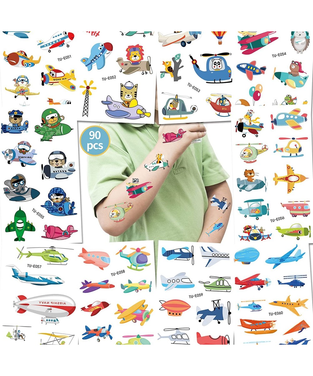 Temporary Tattoos for Kids Party supplies Boy and Girlfts Birthday Party Fake Tattoo Stickers (Airplane) $14.71 Kids' Party F...