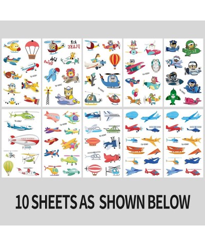 Temporary Tattoos for Kids Party supplies Boy and Girlfts Birthday Party Fake Tattoo Stickers (Airplane) $14.71 Kids' Party F...