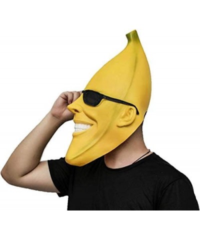 Halloween Costume Party Latex Head Mask Fruit mask Banana Man Costume $26.66 Kids' Dress-Up Accessories