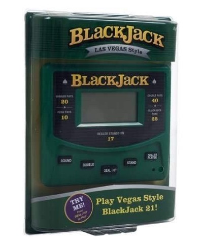 Vegas Gambling Electronic Travel Game Pack - Slot Machine Solitaire and Blackjack Handheld Game $66.31 Kids' Handheld Games