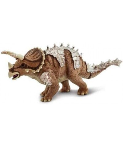 Mythical Realms Collection - Realistic Armored Triceratops Figure - Non-Toxic and BPA Free - Ages 3 and Up $38.60 Kids' Play ...