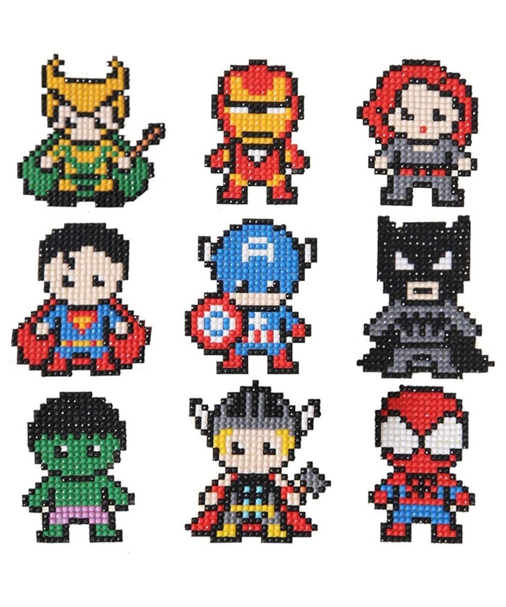 5D Diamond Painting Kits for Kids Superhero Diamond Painting Stickers Paint with Diamonds DIY Mosaic Sticker Art for Children...