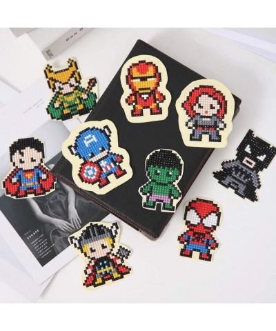 5D Diamond Painting Kits for Kids Superhero Diamond Painting Stickers Paint with Diamonds DIY Mosaic Sticker Art for Children...