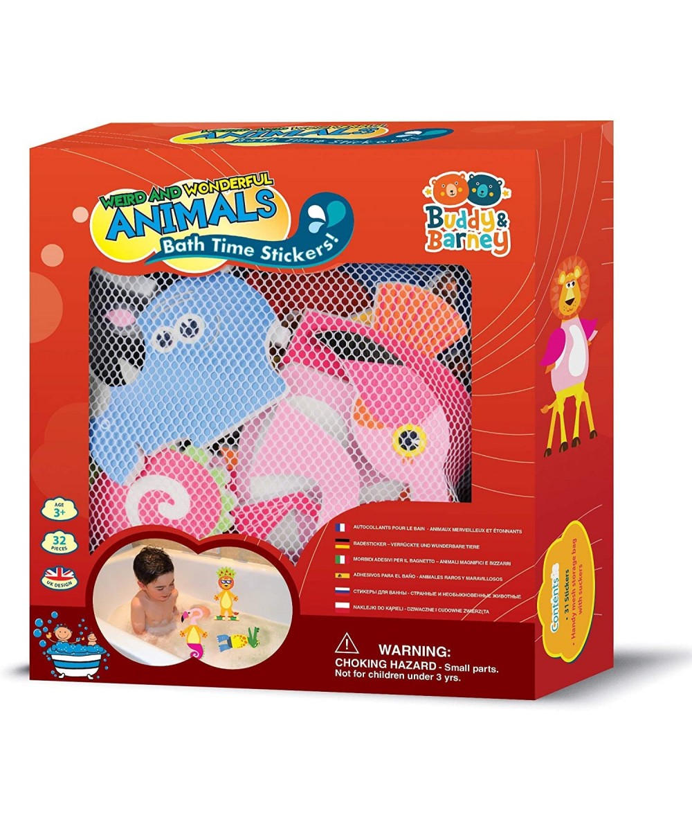 Weird & Wonderful Animals Bath Time Stickers 31pcs Toy for Babies Toddlers Kids Soft Foam Water Puzzle $43.73 Kids' Stickers