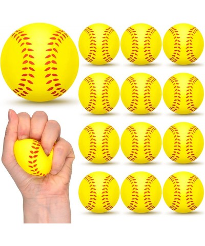 12 Pieces Mini Softball Stress Ball Foam Sports Balls Party Favor Tiny Baseball Toys for Stress Relief Party Bag Gift Fillers...