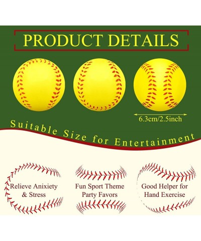 12 Pieces Mini Softball Stress Ball Foam Sports Balls Party Favor Tiny Baseball Toys for Stress Relief Party Bag Gift Fillers...