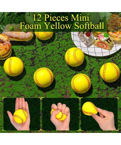 12 Pieces Mini Softball Stress Ball Foam Sports Balls Party Favor Tiny Baseball Toys for Stress Relief Party Bag Gift Fillers...